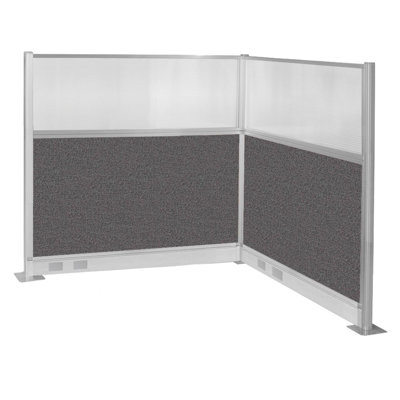 Pre-Configured Hush Panel Electric Desk Partition