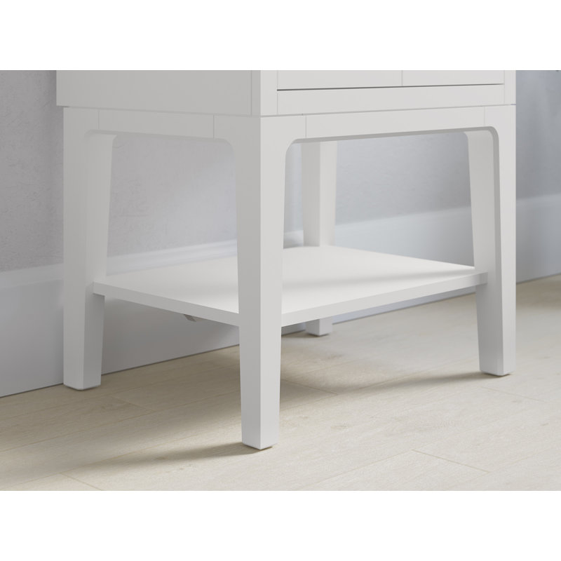 Helst 24-In Bathroom Vanity Set, White
