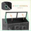 Enclos pour petits animaux avec un design spacieux pour les hamsters, 33,5 po x 17,7 po x 17,3 po.