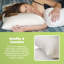 Oreiller de qualité supérieure Euro Kapok - Coussin de cou en tissu de coton biologique pour soutien et confort du cou - 60 po x 20 po-93763535