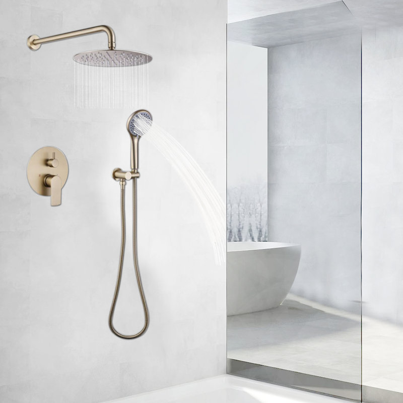 Complete Shower System, Gold