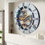 Solid Wood Wall Clock-1163169027