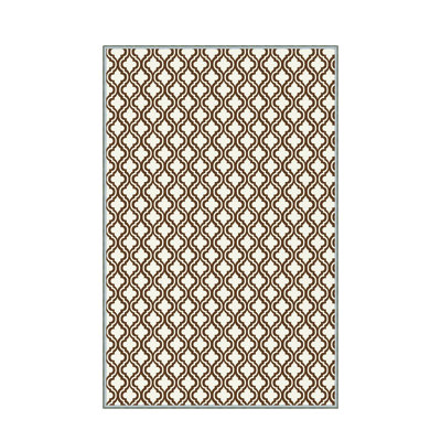 Luxurious Woven Area Rug, 5.9 x 9.2 ft, 100% Polyester, Antibacterial | Non-Slip PVC Felt Dot Underside, 0.3 in Pile Height | Machine Washable, 3D Digital Print, Perfect for Living Room & Bedroom Décor