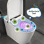 Toilettes allongées au sol à hauteur de chaise de 1,28 gallon GPF Metaoutdoor (siège inclus)