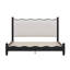 Lit plateforme classique en bois avec tête de lit tapissier festonnée élégante, cadre de lit robuste et durable-1131310913-1131310918
