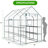 3-Tier Metal-Framed PE-Covered Walk-In Greenhouse With 12 Shelves-114486695