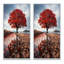 «African Tree Orange Sunset Majesty», 2 pièces-98276315-98276322