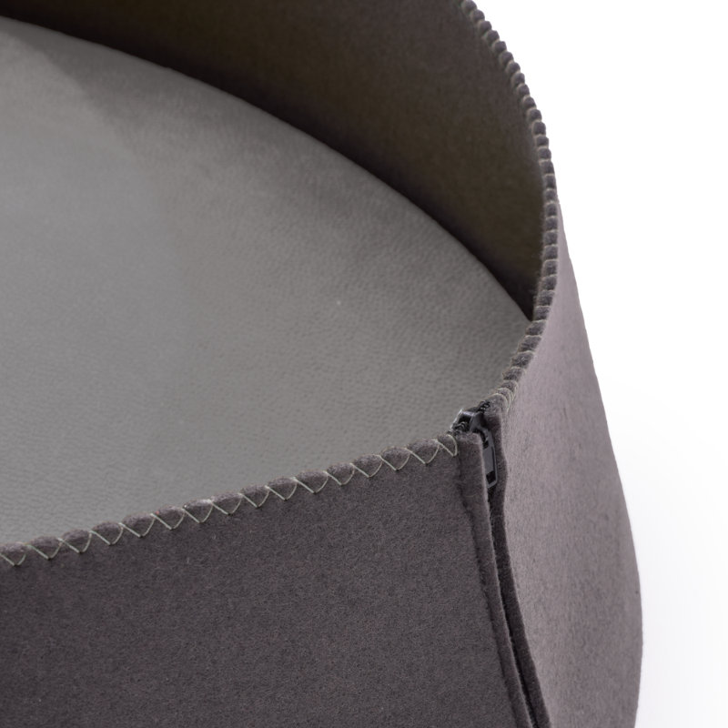 Orthopedic Microfibre Pet Bed, Light Grey