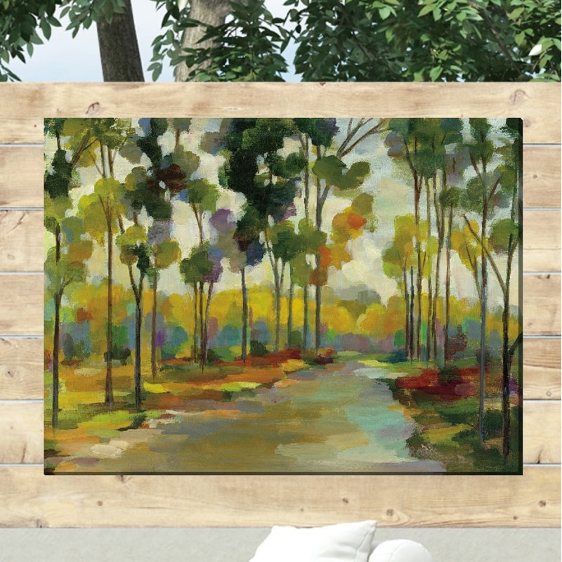 Décoration murale d’extérieur à forêt lointaine Legrand