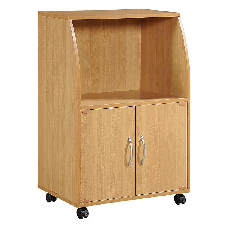 Mikhel Wood Kitchen Island, Beech
