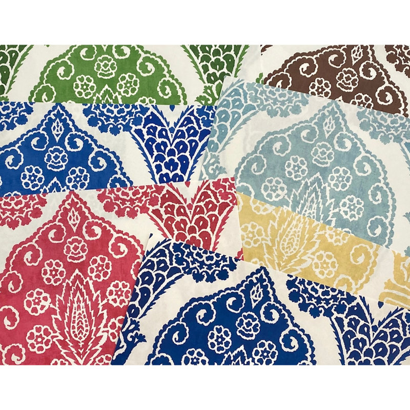 Grand Bazaar Sufera 30' L x 26.75" W Wallpaper Roll, Pink