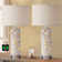Karmisha 25" Resin Table Lamp Set With Night Light And USB Ports