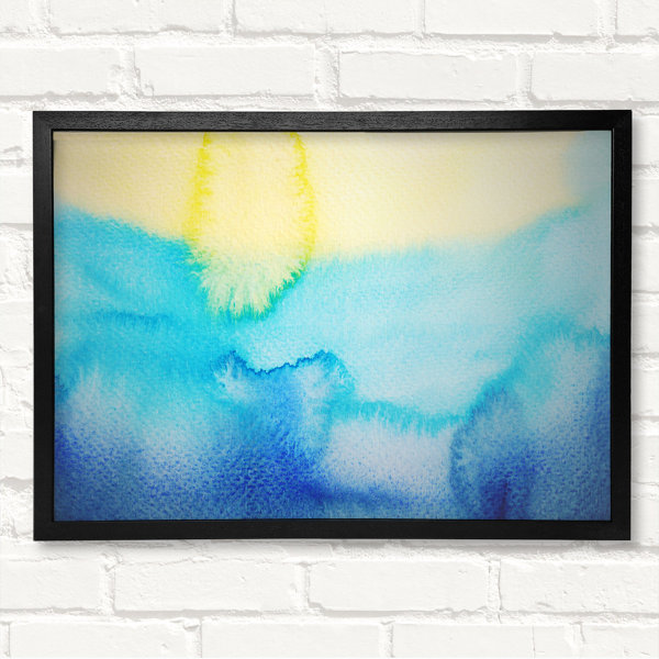 Ivy Bronx Blue And Yellow Combineab Framed Print | Wayfair.co.uk