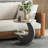 Sintered Stone Side Table 2 Tier Round End Table Living Room-815015985