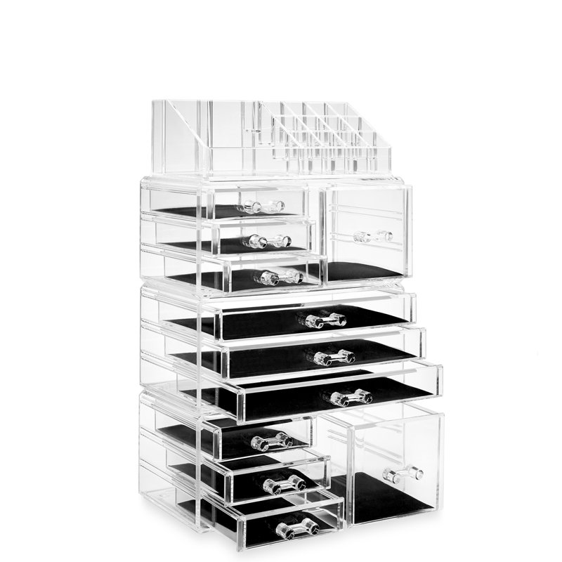 Acrylic Compartment Makeup Organiser