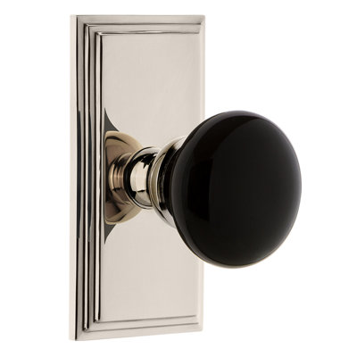 Grandeur Carré Rosette Privacy with Coventry Door Knob