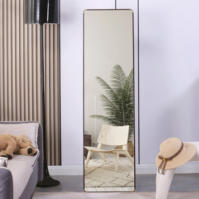 The 4Th Generation Floor Standing Full-Length Mirror. Wall Mirror, Bathroom Makeup Mirror, Bedroom Foyer, Clothing Store, Wall Mounted
