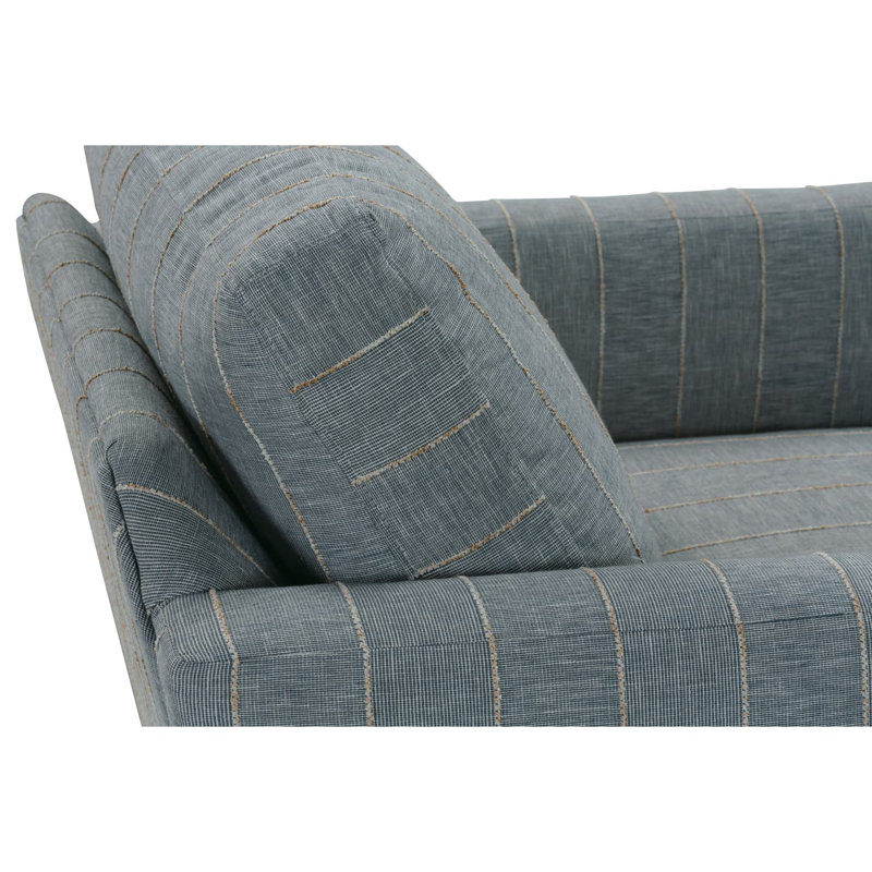 Allie Swivel Chair, Federal Blue (RA251-52), Washed Oak