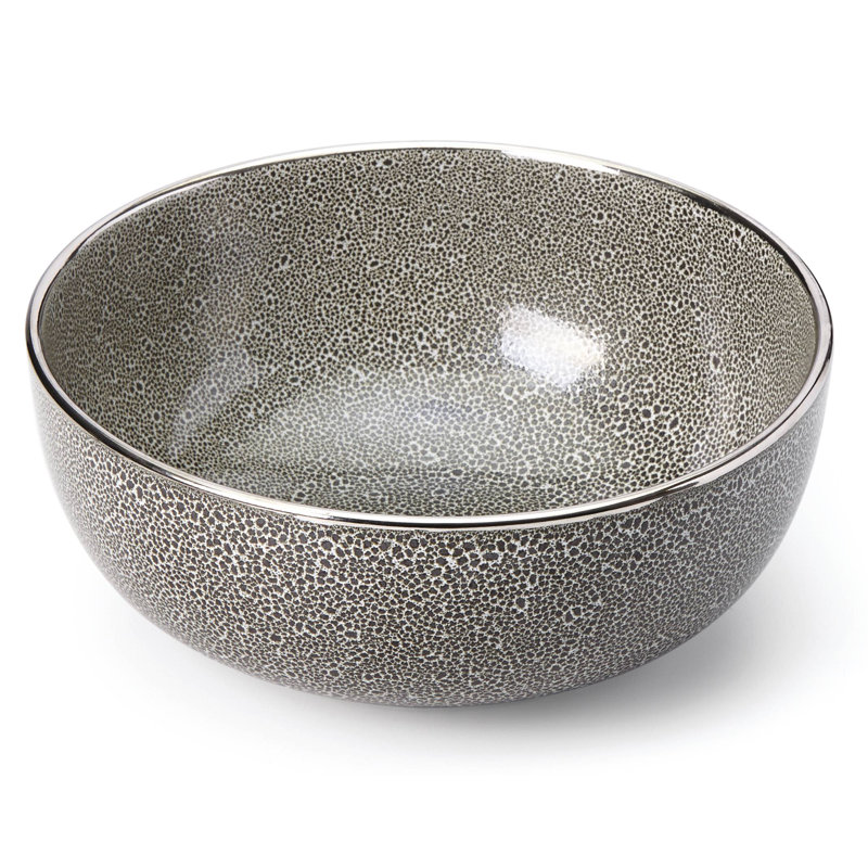 Michael Wainwright Panthera Serving Bowl, Platinum