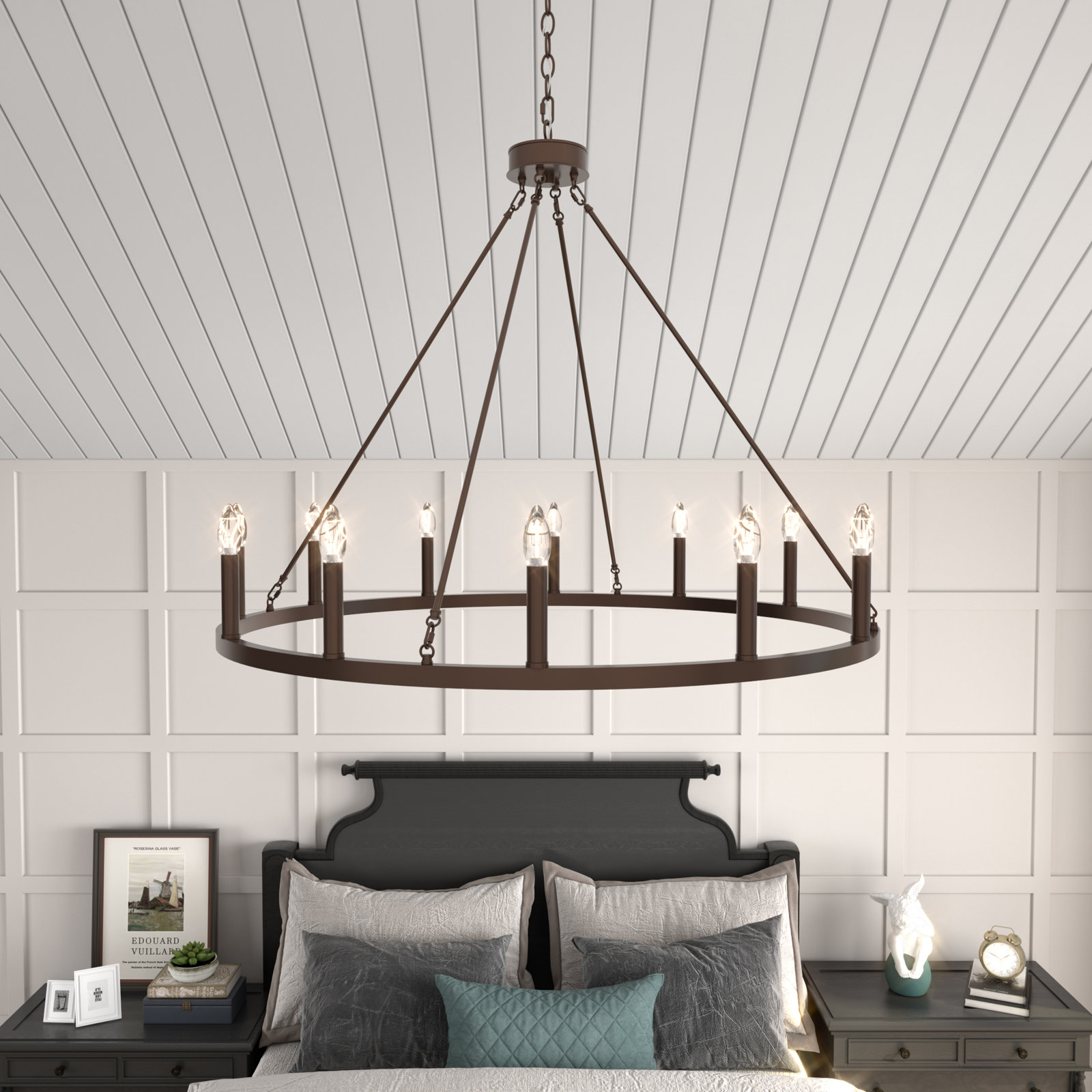 Madalyn 12-Light Chandelier, Oil Rubbed Bronze