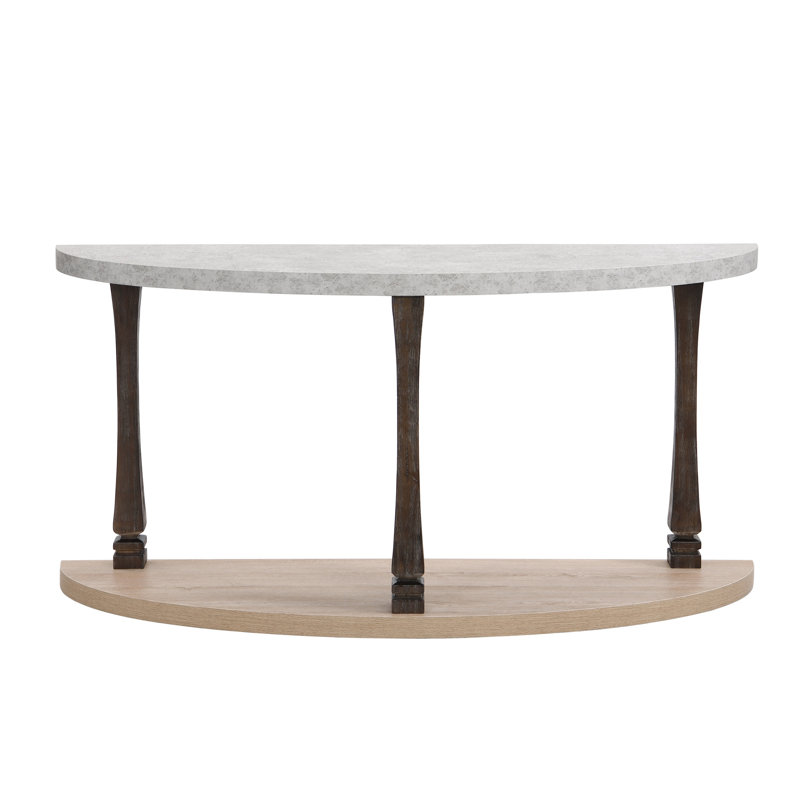 Akerah Console Table, 29.92" H x 48" W x 15.75" D, Solid + Manufactured Wood