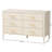 Wooley Mid-Century Fluted Wood 6-Drawer Dresser-1615119858