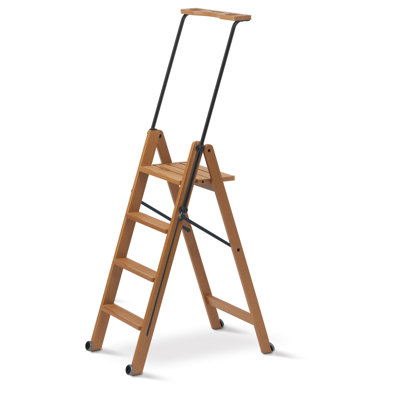 Bella 4 - Step Wood Folding Small Step Ladder