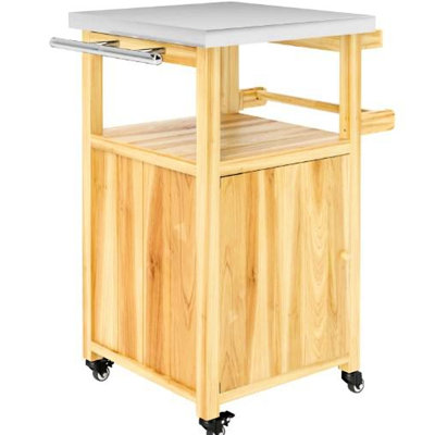 Spacieux, chariot de barbecue extérieur, support à épices, porte-serviette, verrouillage, stabilité, support de jardin, sortie de conduite de gaz sécurisée