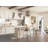 72" Kitchen Islands Include 4 Counter Stools,Home Bar Table with Wine Rack Kitchen Cabinet with Seating