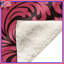 Couvertures damassées florales roses-132254930