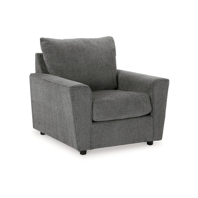Chaise Kerma, Polyester gris escalier