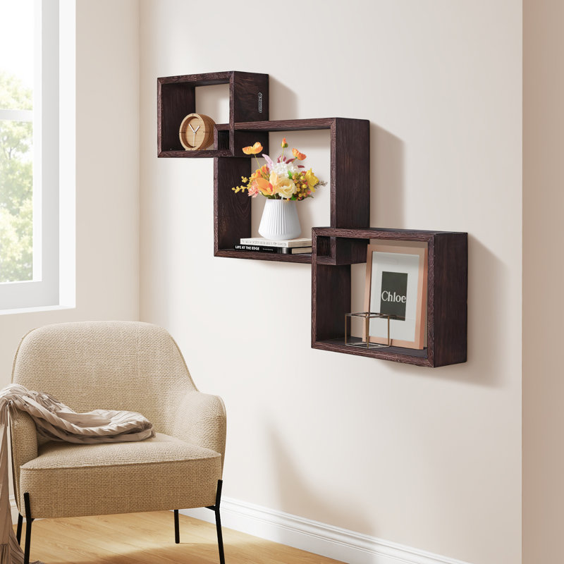 Tablettes flottantes pour mur, BR