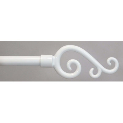 Halliday Adjustable Single Curtain Rod