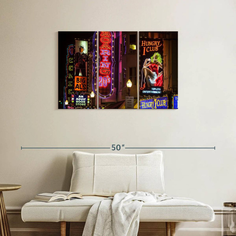Sirci, le quartier rouge de San Francisco, H 24 po x l 38 po