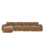 Canapé modulaire rembourré en velours avec repose-pieds amovible Bonella Adella-172914979-173477856