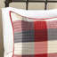 Ensemble de courtepointe à chevrons 6 pièces avec coussins 6 Red King / Cal King-131601394-131601392