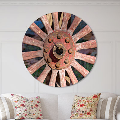 Horloge murale Swigart Farmhouse Designart