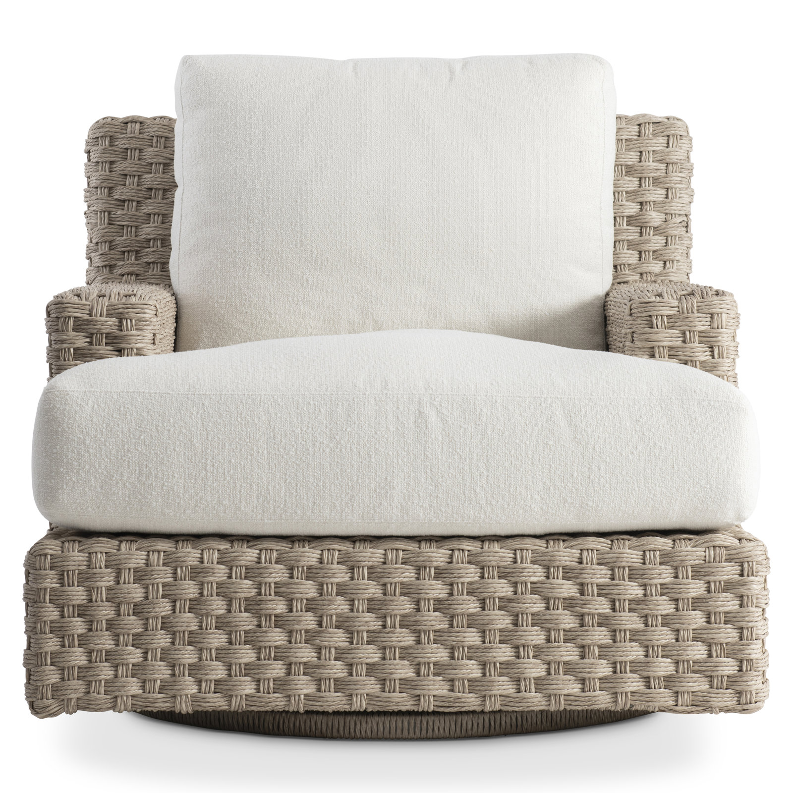 Trieste Wicker Swivel Patio Lounge Chair