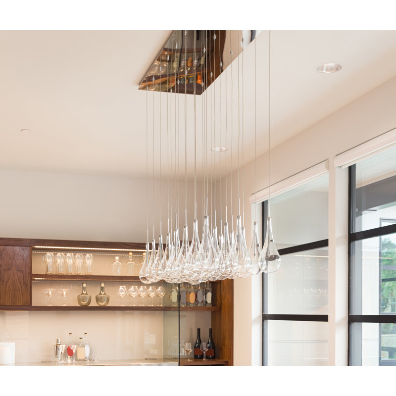 Deva 24 Light Glass Dimmable Pendant