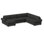140" Wide Right Hand Facing Sleeper Corner Sectional