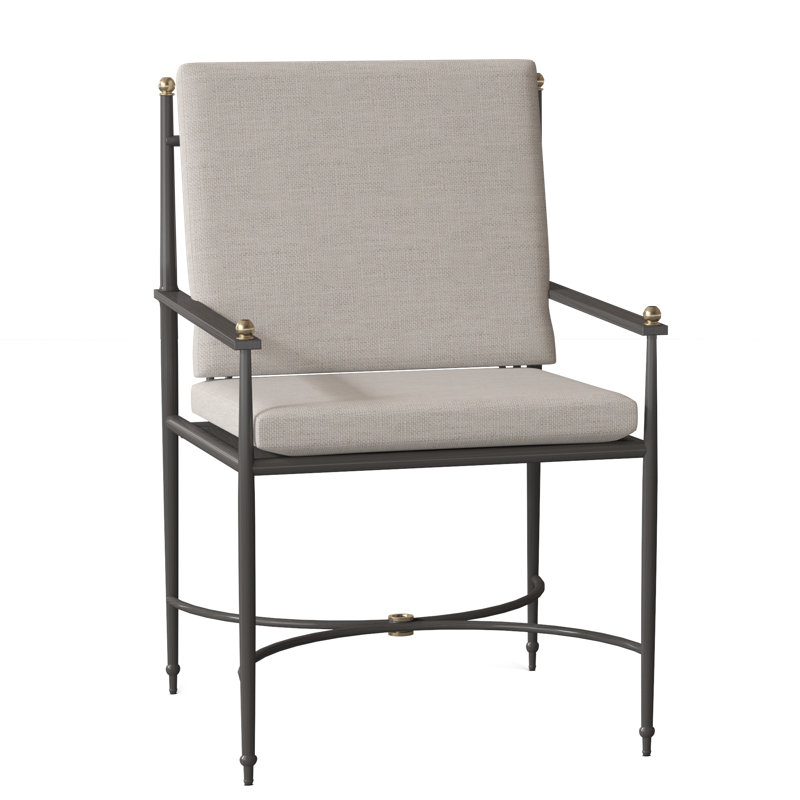 Roma Patio Chair with Cushions, Rollo Chambray, Welt