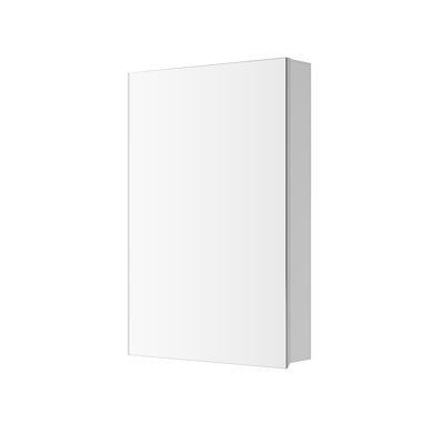 Armoire à miroir blanche pour salle de bain - 24 po x 30 po, fixation murale, pratique de rasage incluse, blanc