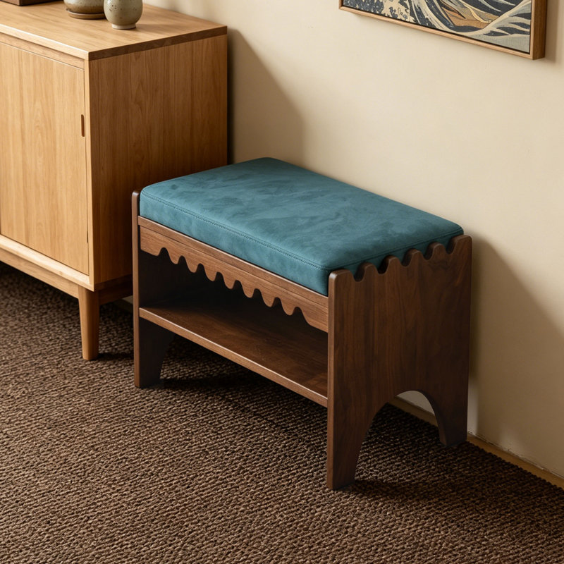 Banc de rangement à chaussures de style français