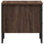 Alurd 40cm W Metal Bedside Table-1391060843