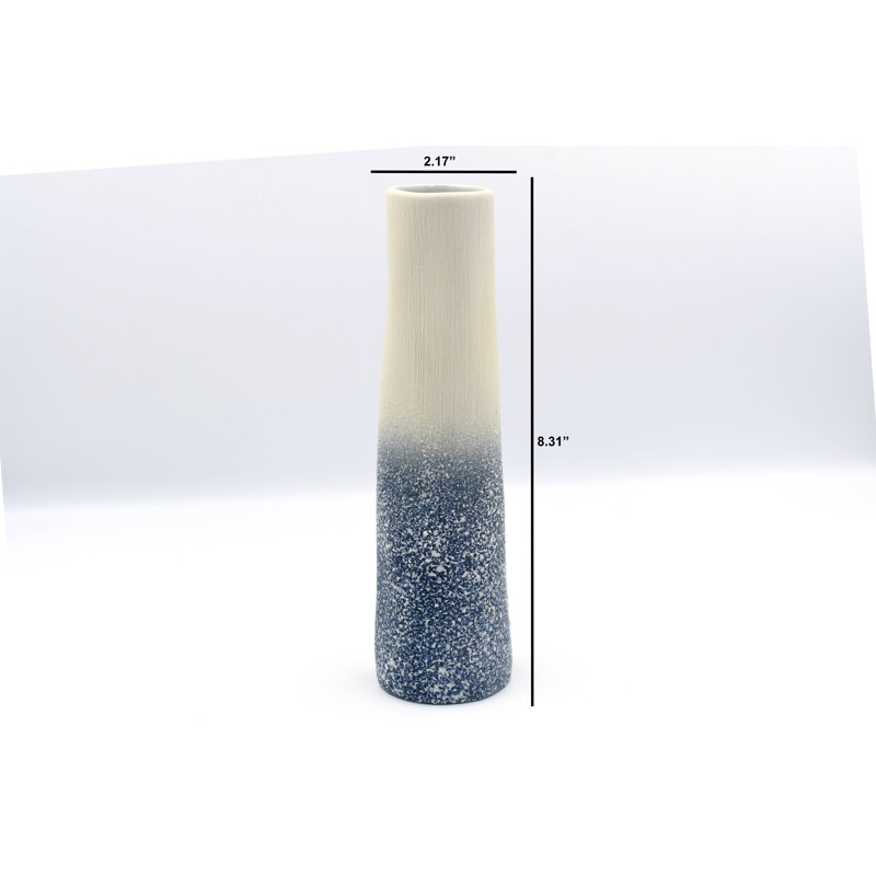 Vase de table Chrisley, H 8,3 po x l 2,2 po x P 2,2 po