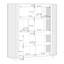 Chanceton 162cm Shelving Cabinet with Open Display