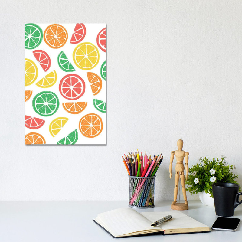 Summer Fruits I by Amanda Mcgee - Wrapped Canvas Painting, 30.48cm H x 20.32cm W x 1.905cm D