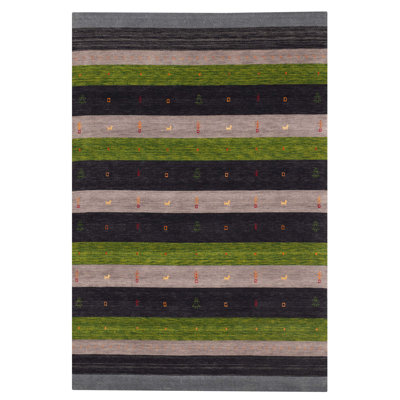 Kashkuli Gabbeh Navy Rug 6'9" x 9'9"