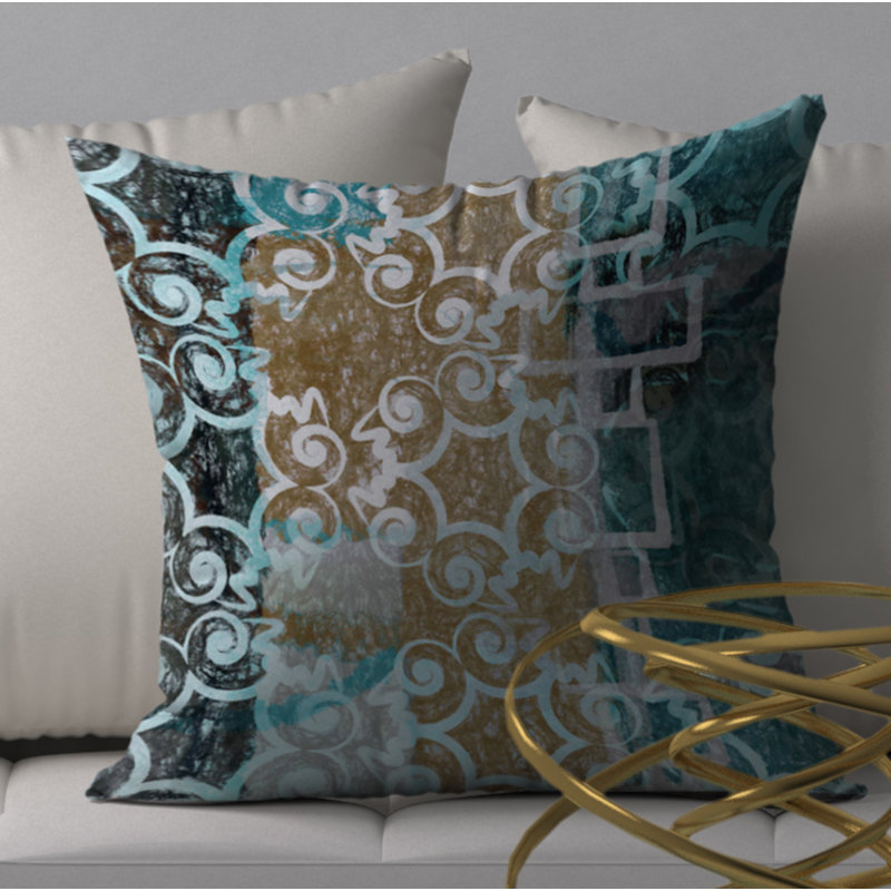 Housse de coussin carrée et insert, 24 po x 24 po