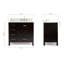 Ensemble de meuble-lavabo simple 37 po Flynt-64627296